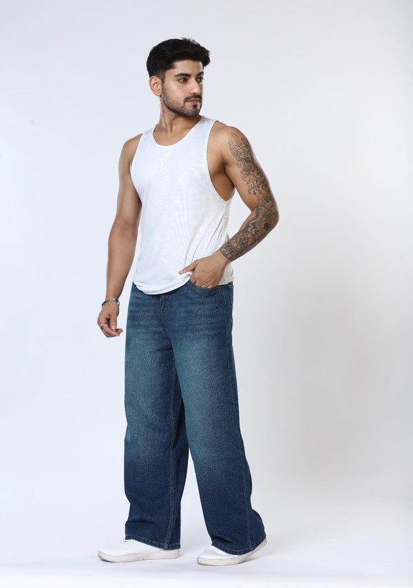 Denim Pant Murd Wash Dark Blue