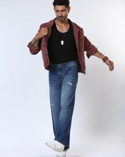 Denim Pant Forest Wash Light Blue