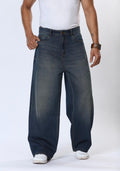 Denim Pant Rinse Wash Dark Blue - Image 2