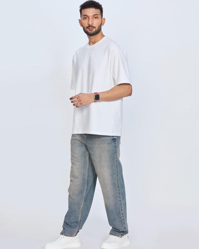 Denim Pant Monkey Wash Dark Blue